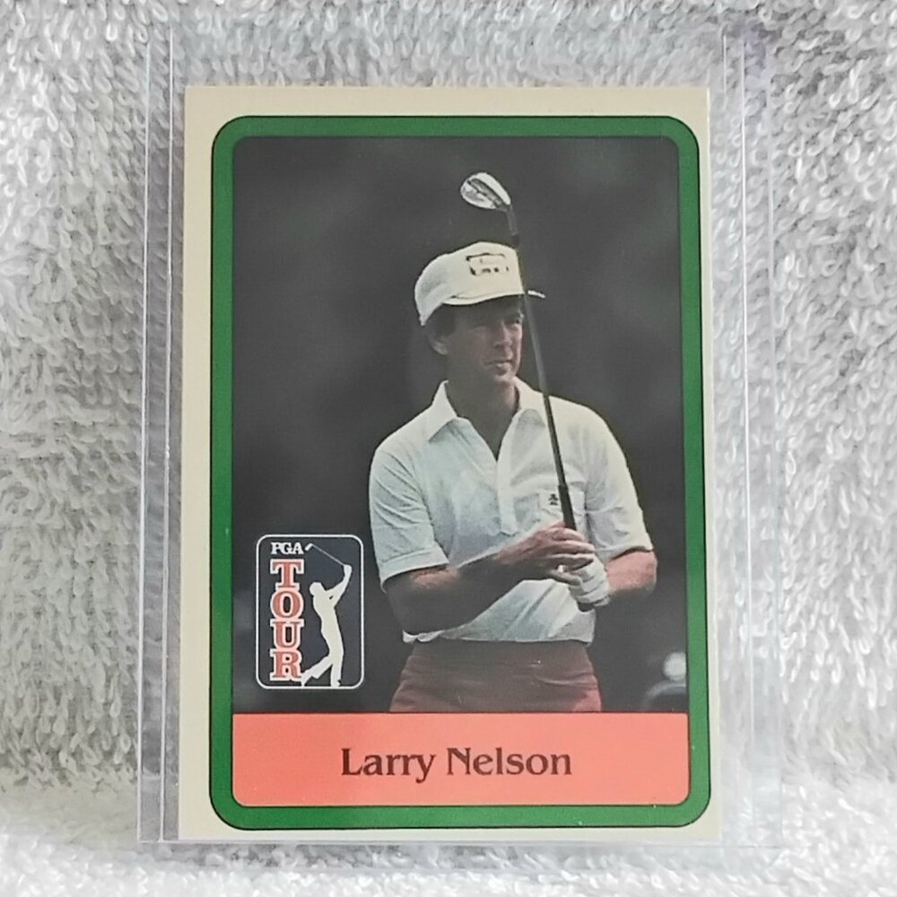 5/$20 E/NM 1981 Donruss Golf Inaugural Larry Nelson PGA Tour Card 11!!